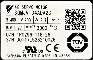 SGMJV-04ADA2C | Yaskawa AC Motors